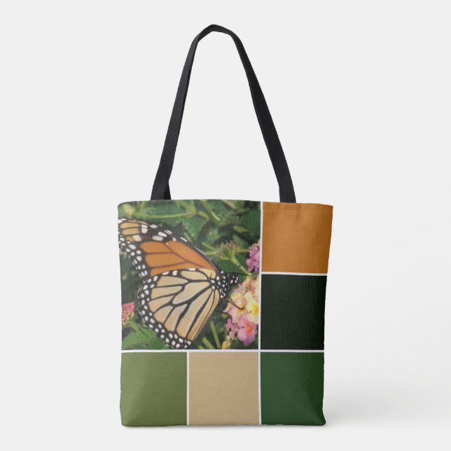 Monarch Butterfly Tote Bag (Back)