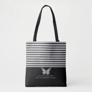 Monarch butterfly tote bag