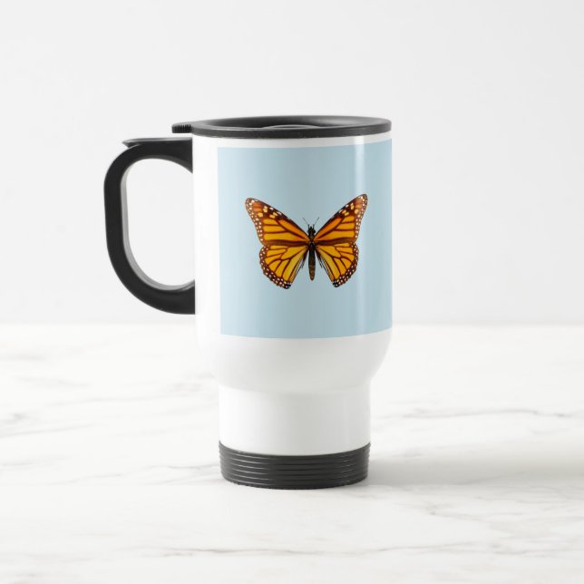 Monarch Butterfly Travel Mug (Left)