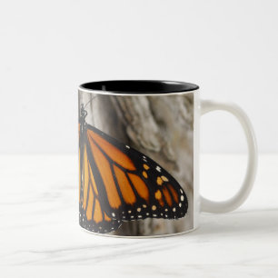 Monarch Butterfly Two-Tone Coffee Mug