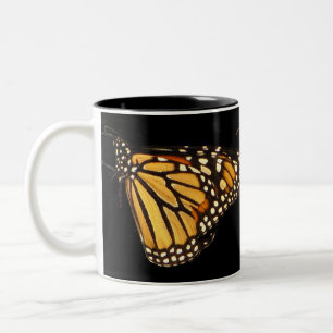 Monarch Butterfly Two-Tone Coffee Mug