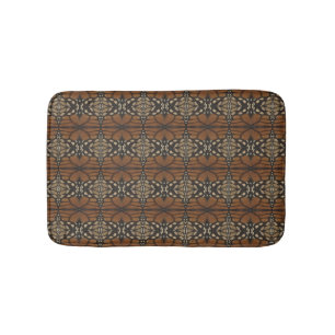 Monarch Butterfly Wing Close Up Repeat Pattern  Bath Mat