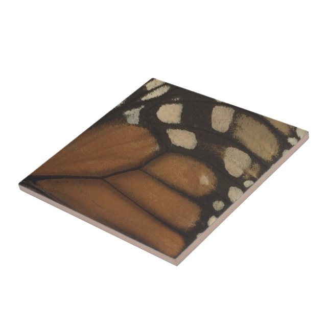 Monarch Butterfly Wing Close Up  Tile (Side)