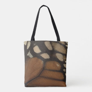 Monarch Butterfly Wing Close Up Tote Bag