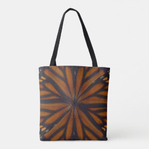 Monarch Butterfly Wings Circular Pattern Close Up Tote Bag