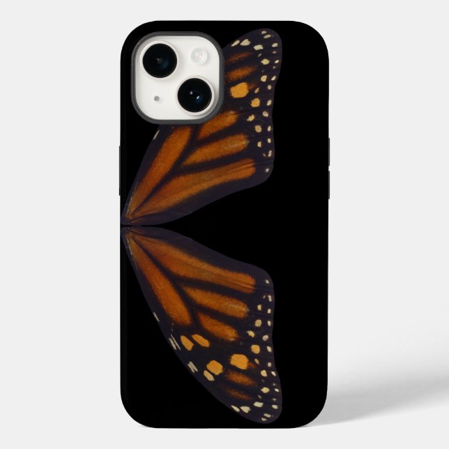 Monarch Butterfly Wings Pattern Case-Mate iPhone Case (Back)