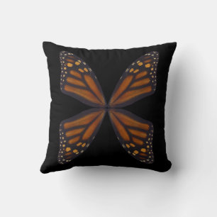 Monarch Butterfly Wings Pattern  Cushion