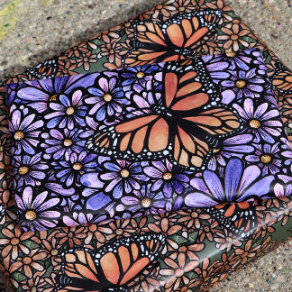 Monarch Butterfly Wrapping Paper Sheet