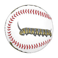 Monarch caterpillar cartoon illustration 