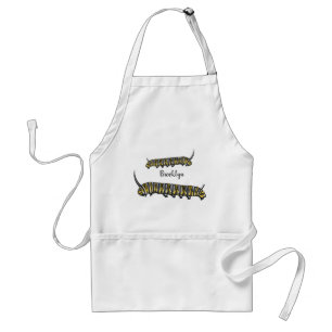 Monarch caterpillar cartoon illustration standard apron