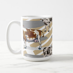 Monarch Cow Black Fur Coffee Mug