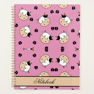 Monarch Cow Black Fur Planner