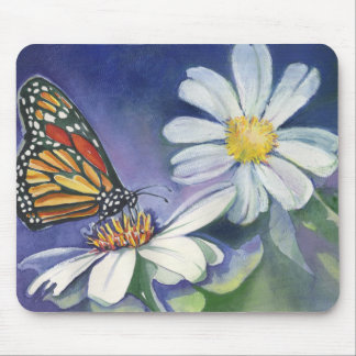 Monarch & Daisies Mouse Mat