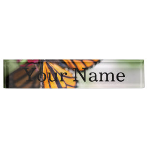Monarch Danaus Plexippus Nameplate