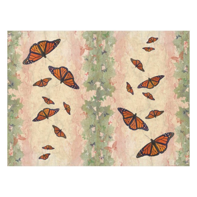 Monarch Garden Tablecloth (Front (Horizontal))