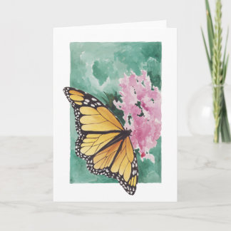 Monarch Greeting Card