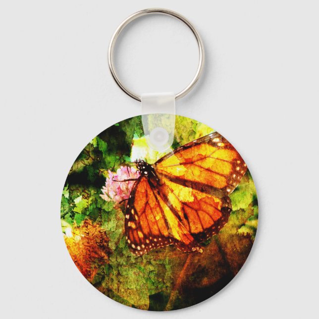 Monarch Grunge Key Ring (Front)