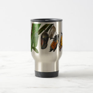 MONARCH LIFE CYCLE TRAVEL MUG