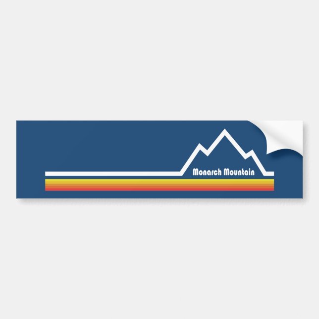 Monarch Mountain Colorado Bumper Sticker (Front)