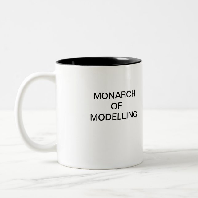 MONARCH OF MODELLING Coffee Mug (Left)
