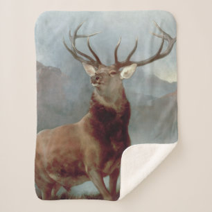 Monarch of the Glen, 1851 Sherpa Blanket