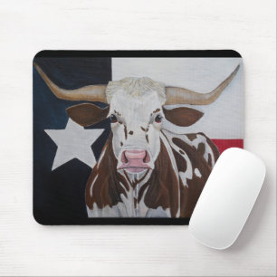 Monarch of the Rangeland Painting by Alfred Fox Mouse Mat