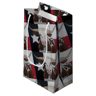 Monarch of the Rangeland Painting by Alfred Fox Small Gift Bag