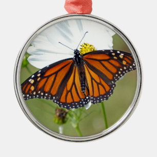 Monarch on Cosmos Metal Tree Decoration
