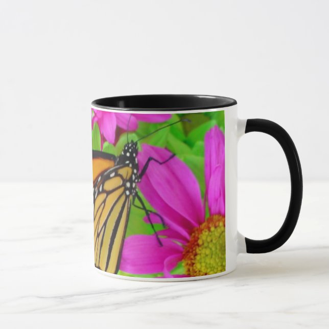 Monarch on Daisy Mug (Right)