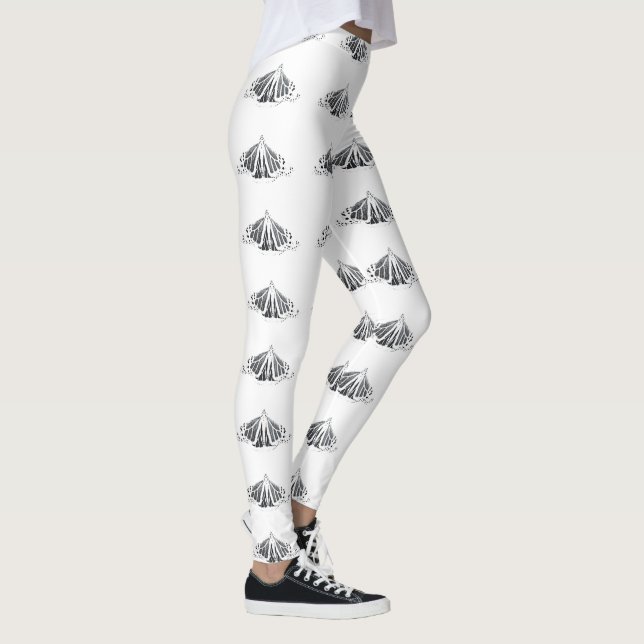 Monarch outline leggings (Right)