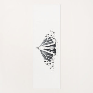 Monarch outline yoga mat