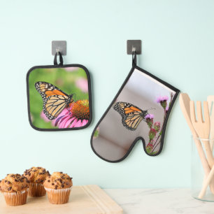 Monarch oven mitt & pot holder set