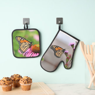 Monarch oven mitt & pot holder set
