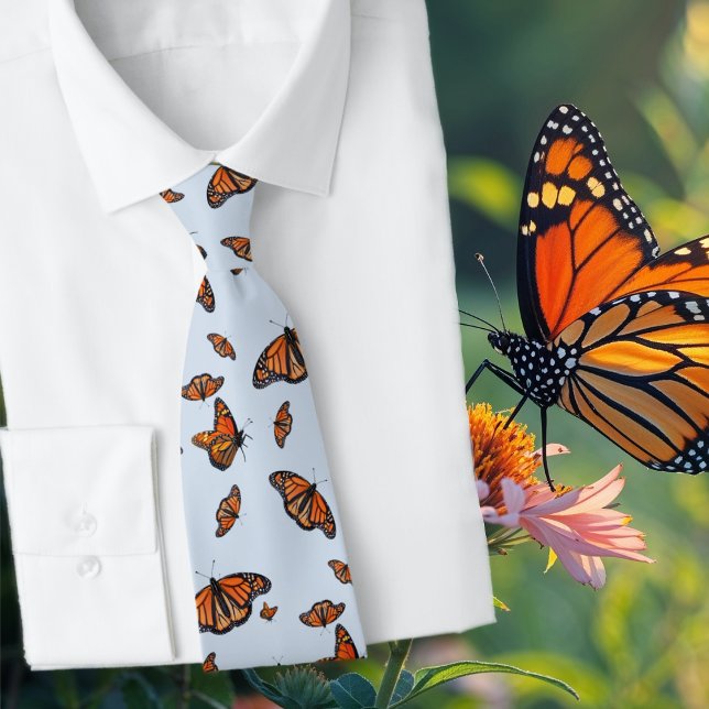 Monarch Pattern Butterflies Tie (Creator Uploaded)