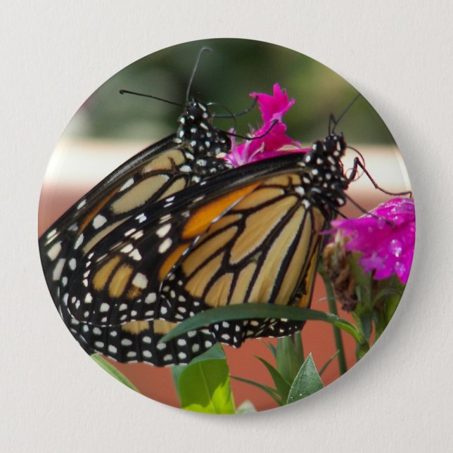 Monarch Twins #1-Button 10 Cm Round Badge (Front)