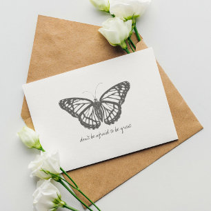 Monarch Vintage Watercolor Butterfly Postcard