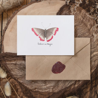 Monarch Vintage Watercolor Butterfly  Postcard