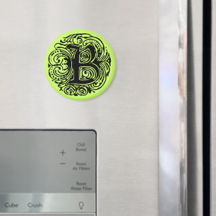 Monarchia Black  "B" Magnet