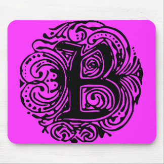Monarchia Black "B" Mouse Mat