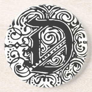Monarchia Black "D" Coaster