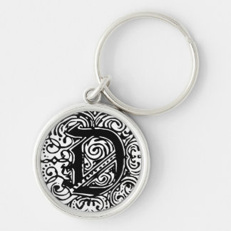 Monarchia Black  "D" Key Ring