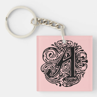 Monarchia Black Letter "A" Key Ring