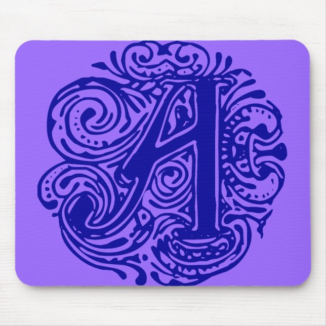 Monarchia Blue "A" Mouse Mat (Front)