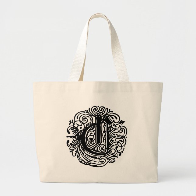 Monarchia "C" Large Tote Bag (Front)