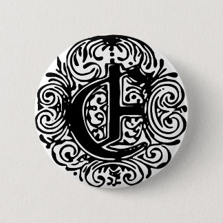 Monarchia "E" 6 Cm Round Badge