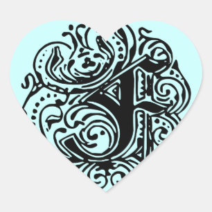 Monarchia "F" Heart Sticker