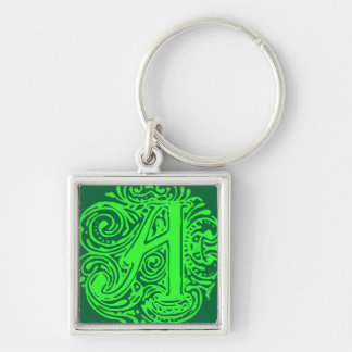 Monarchia Green  "A" Key Ring