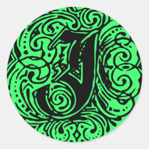 Monarchia "J" Classic Round Sticker