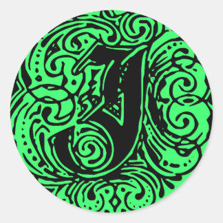 Monarchia "J" Classic Round Sticker