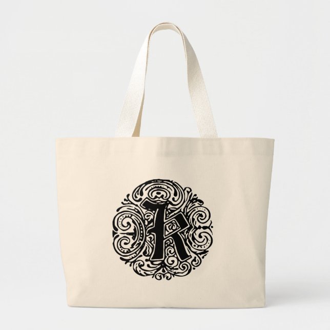 Monarchia "K" Large Tote Bag (Front)
